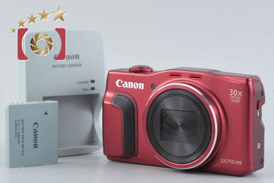[Used] Canon PowerShot SX710 HS Red Compact Digital Camera