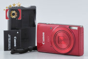 [Used] Canon IXY 190 Red Compact Digital Camera