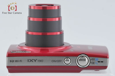 [Used] Canon IXY 190 Red Compact Digital Camera