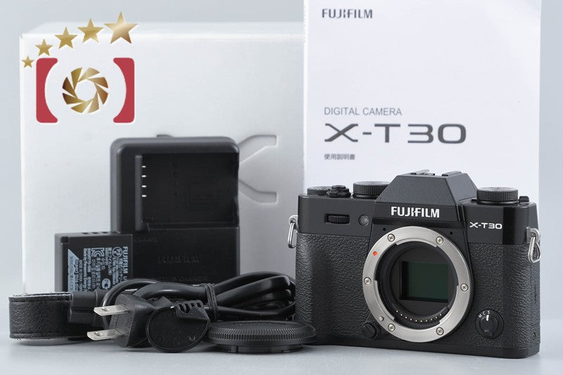 [Used] FUJIFILM FujiFilm X-T30 Black Mirrorless Interchangeable Lens Camera