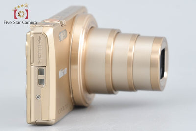 [Used] Nikon COOLPIX S7000 Gold Compact Digital Camera with Original Box