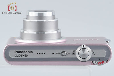 [Used] Panasonic LUMIX DMC-FX60 Sweet Pink Compact Digital Camera with Original Box