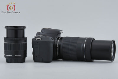 [Used] Canon EOS Kiss X9 Double Zoom Kit Black, Low Shutter Count, With Original Box