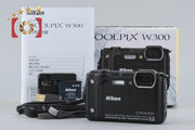[Used] Nikon COOLPIX W300 Black Compact Digital Camera with Original Box