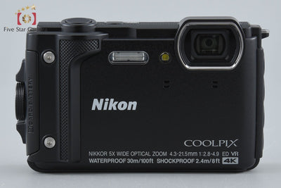 [Used] Nikon COOLPIX W300 Black Compact Digital Camera with Original Box
