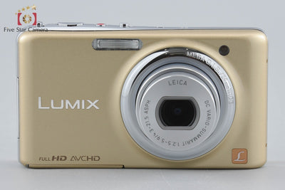 [Used] Panasonic LUMIX DMC-FX77 Leopard Gold Compact Digital Camera