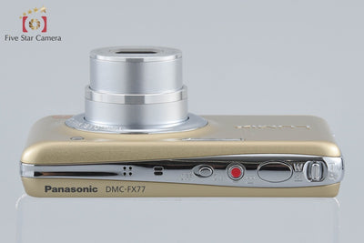 [Used] Panasonic LUMIX DMC-FX77 Leopard Gold Compact Digital Camera
