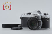 [Used] Nikon FM Silver Late Model + Ai-S NIKKOR 50mm f/1.8 (no meter coupling prong)