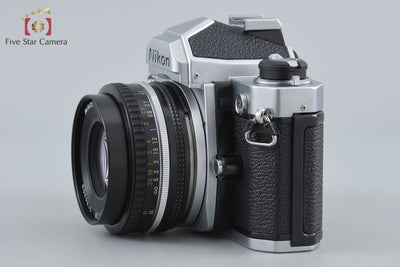 [Used] Nikon FM Silver Late Model + Ai-S NIKKOR 50mm f/1.8 (no meter coupling prong)