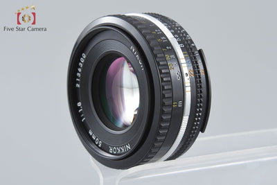 [Used] Nikon FM Silver Late Model + Ai-S NIKKOR 50mm f/1.8 (no meter coupling prong)