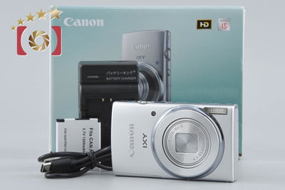 [Used] Canon IXY 140 Silver Compact Digital Camera with Original Box