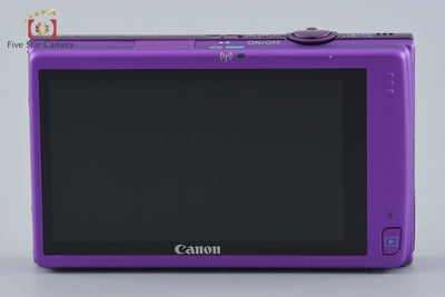 [Used] Canon IXY 430F Purple Compact Digital Camera with Original Box
