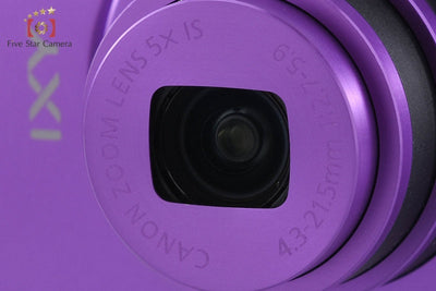 [Used] Canon IXY 430F Purple Compact Digital Camera with Original Box