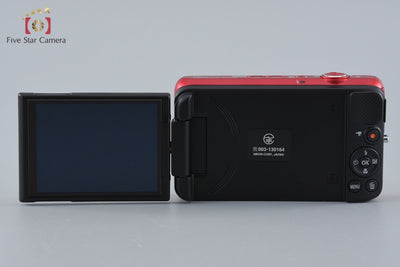 [Used] Nikon COOLPIX S6600 Raspberry Red Compact Digital Camera
