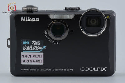 [Used] Nikon COOLPIX S1100pj Black Compact Digital Camera
