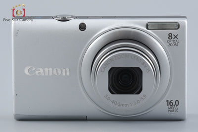 [Used] Canon PowerShot A4000 IS Silver Compact Digital Camera