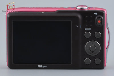 [Used] Nikon COOLPIX S3300 Strawberry Pink Compact Digital Camera