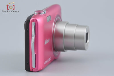 [Used] Nikon COOLPIX S3300 Strawberry Pink Compact Digital Camera
