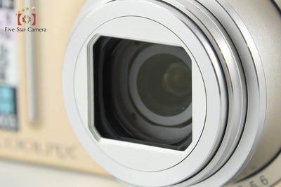 [Used] Nikon COOLPIX S8100 Precious Gold Compact Digital Camera