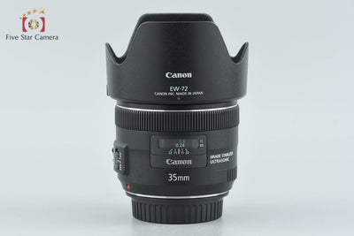 [Used] Canon EF 35mm f/2 IS USM with original box