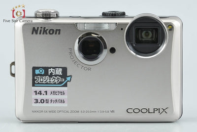 [Used] Nikon COOLPIX S1100pj Silver Compact Digital Camera