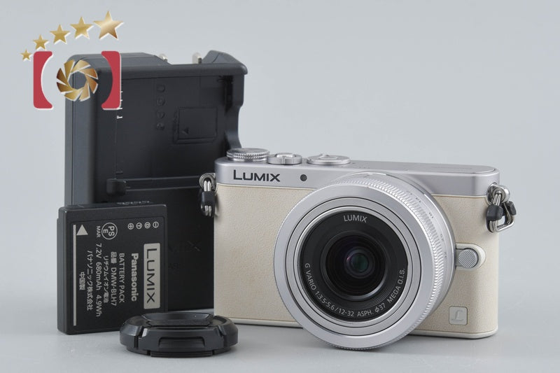 【Used】Panasonic パナソニック LUMIX DMC-GM1K White Lens Kit, Low Shutter Count