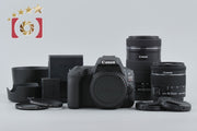 [Used] Canon EOS Kiss X9 Double Zoom Kit Black