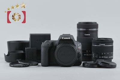 [Used] Canon EOS Kiss X9 Double Zoom Kit Black