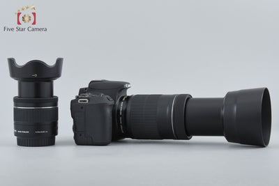 [Used] Canon EOS Kiss X9 Double Zoom Kit Black