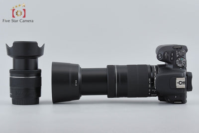 [Used] Canon EOS Kiss X9 Double Zoom Kit Black