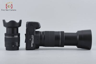 [Used] Canon EOS Kiss X9 Double Zoom Kit Black