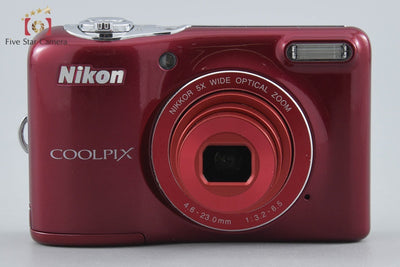 Used: Nikon COOLPIX L30 Red Compact Digital Camera