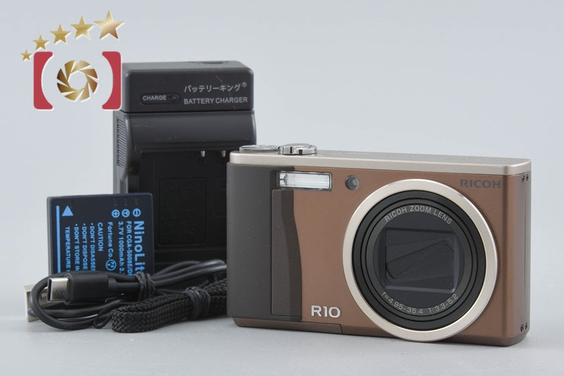 【中古】RICOH リコー R10 ブラウン コンパクトデジタルカメラ