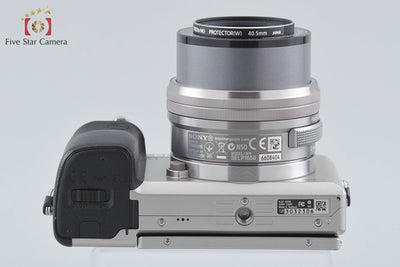 【Used】SONY α6000 ILCE-6000 Silver Power Zoom Lens Kit, Low Shutter Count, With Original Box