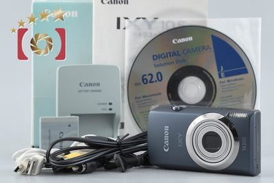 [Used] Canon IXY 10S Black Compact Digital Camera with Original Box