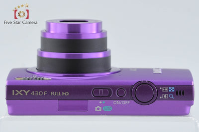 [Used] Canon IXY 430F Purple Compact Digital Camera