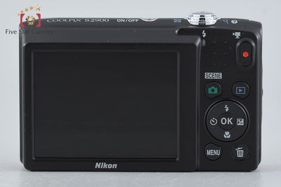 [Used] Nikon COOLPIX S2900 Red Compact Digital Camera with Original Box