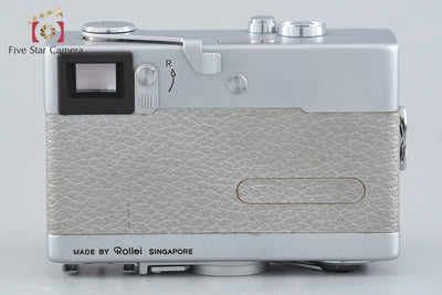 [Used] Rollei 35S Silver 10th Anniversary Model Compact Film Camera