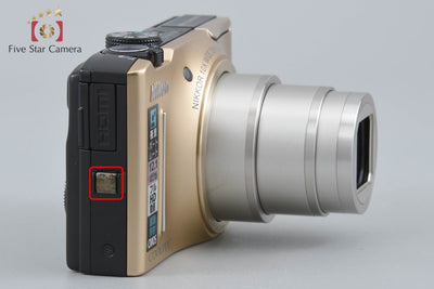 [Used] Nikon COOLPIX S8100 Precious Gold Compact Digital Camera