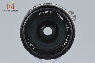 Used] Nikon Ai-S NIKKOR 28mm f/2.8