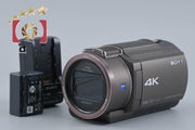 [Used] SONY HANDYCAM FDR-AX45 Bronze Brown Video Camera Multi-Language Support