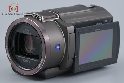 [Used] SONY HANDYCAM FDR-AX45 Bronze Brown Video Camera Multi-Language Support
