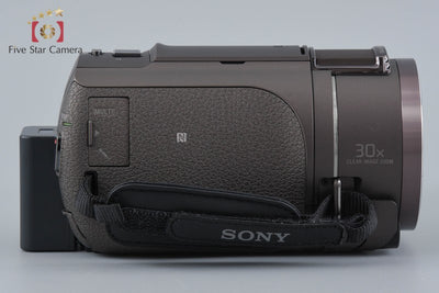 [Used] SONY HANDYCAM FDR-AX45 Bronze Brown Video Camera Multi-Language Support