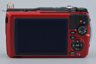 【Used】OM SYSTEM (OLYMPUS) OM System TOUGH TG-7 Red Compact Digital Camera with Original Box