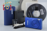 [Used] Canon IXY 420F Blue Compact Digital Camera with Original Box