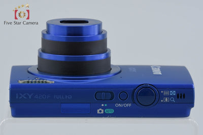 [Used] Canon IXY 420F Blue Compact Digital Camera with Original Box