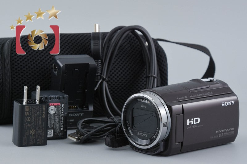 中古】SONY ソニー HANDYCAM HDR-CX535 ボルドーブラウン デジタル