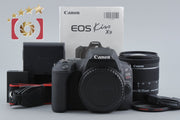 [Used] Canon EOS Kiss X9 EF-S 18-55 IS STM Lens Kit Black - Low Shutter Count