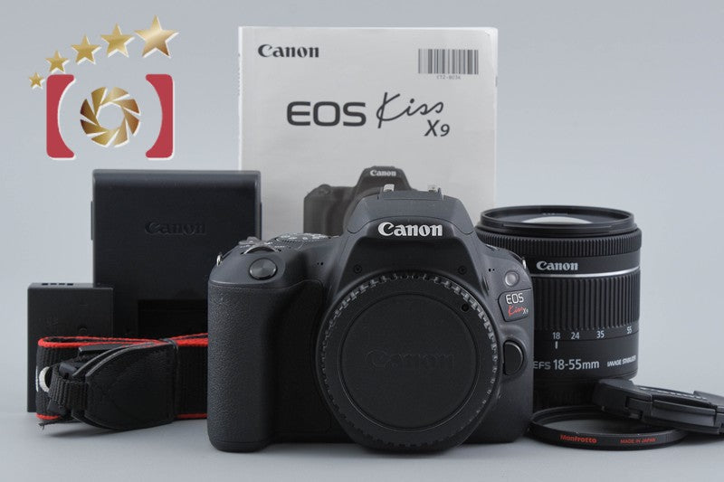 [Used] Canon EOS Kiss X9 EF-S 18-55 IS STM Lens Kit Black - Low Shutter Count