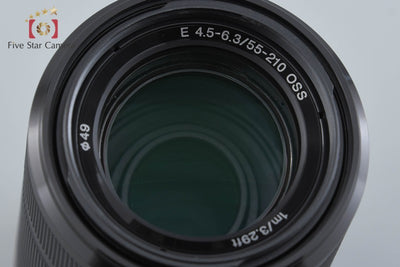 [Used] SONY E 55-210mm f/4.5-6.3 OSS SEL55210 Black
